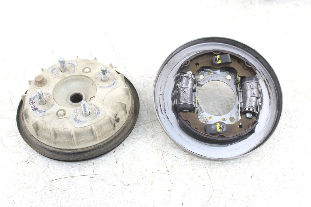 2001 Honda Foreman Rubicon 500 FA Front Left Brake Drum Backing Panel Hub 11108