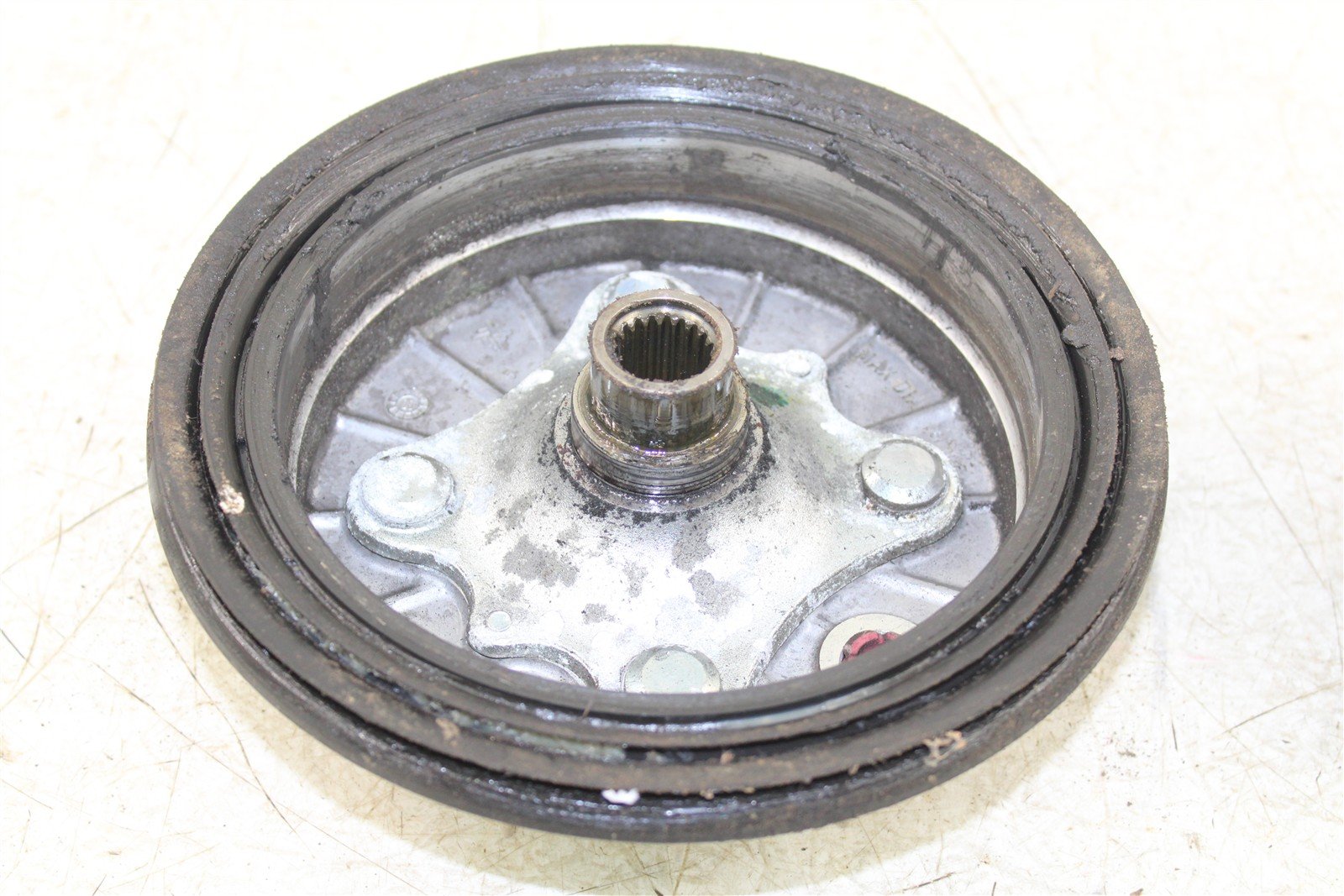 2001 Honda Foreman Rubicon 500 FA Front Left Brake Drum Backing Panel Hub 11108