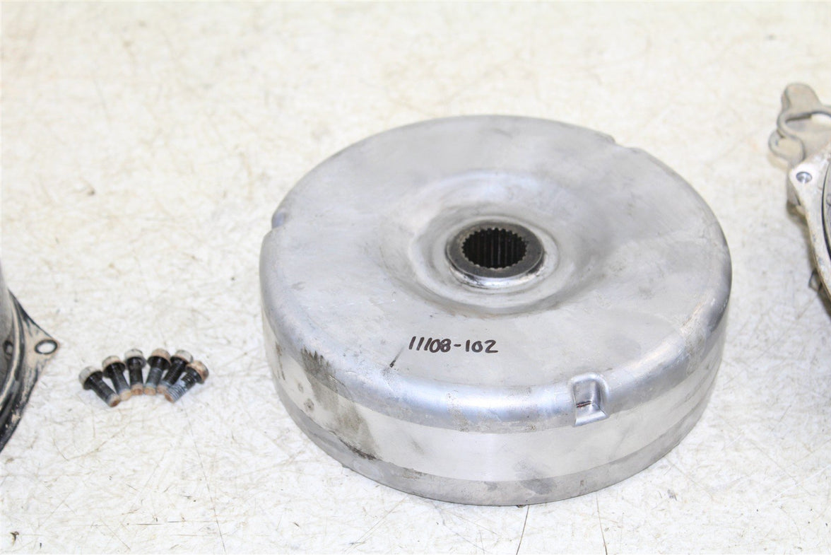 2001 Honda Foreman Rubicon 500 FA Rear Brake Drum Backing Plate Panel Hub 11108