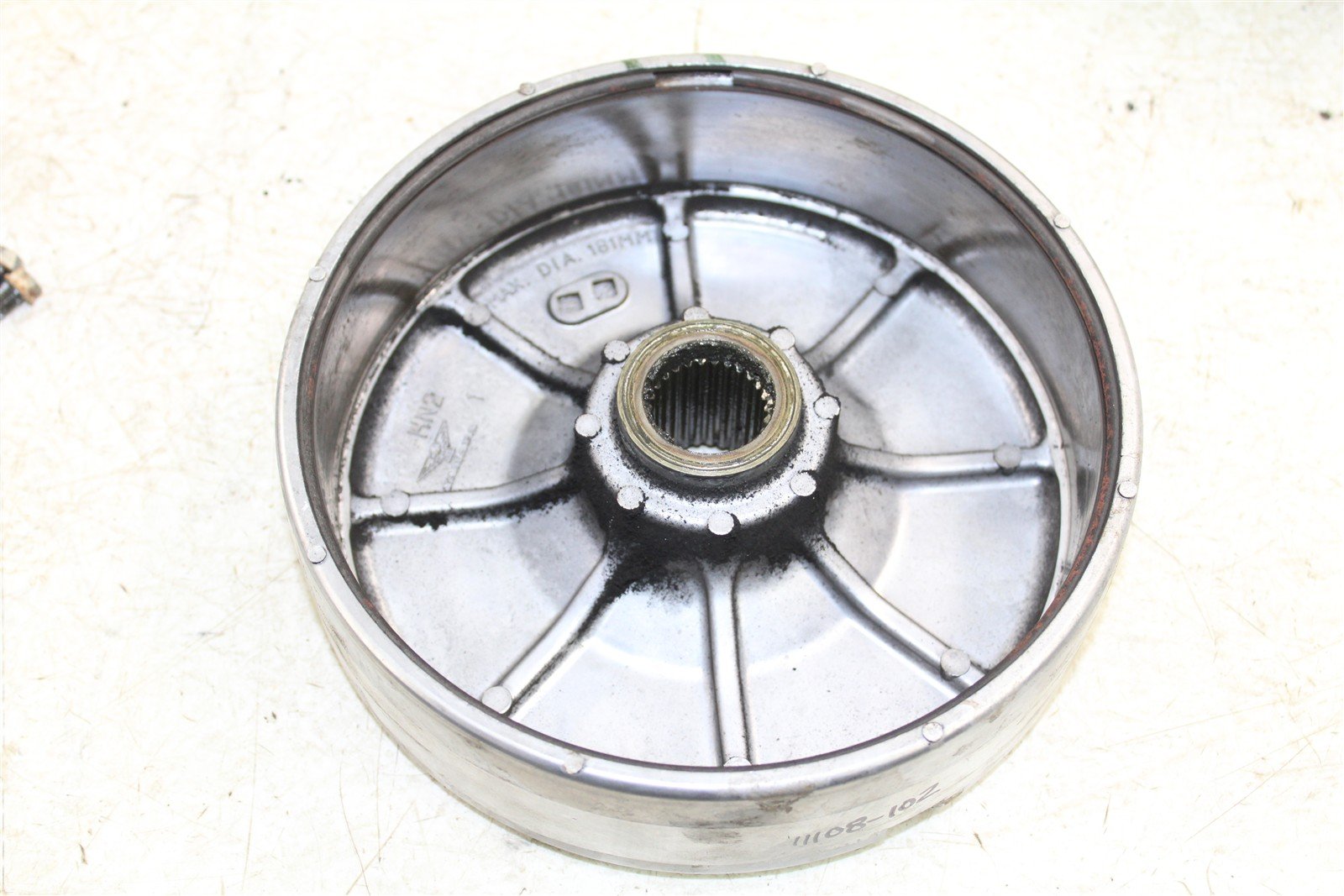 2001 Honda Foreman Rubicon 500 FA Rear Brake Drum Backing Plate Panel Hub 11108