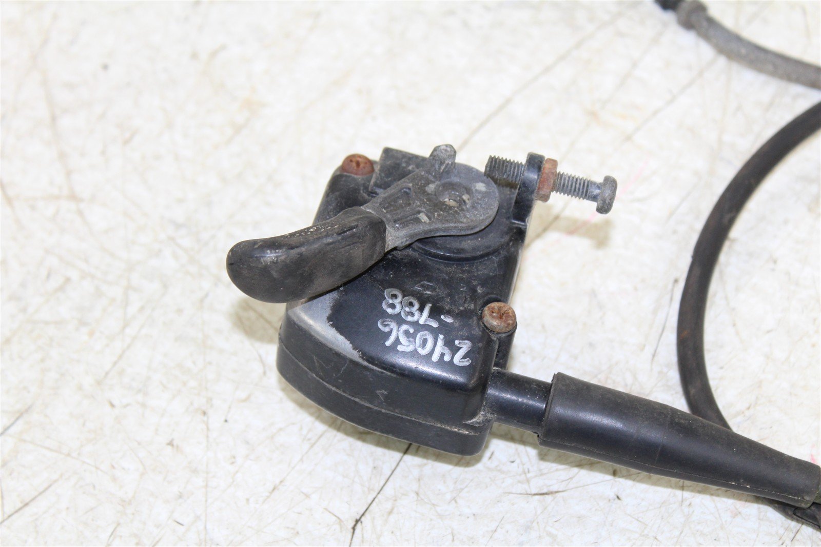 2001 Kawasaki Prairie 300 4x4 Throttle Lever Housing w/ Cable 24056