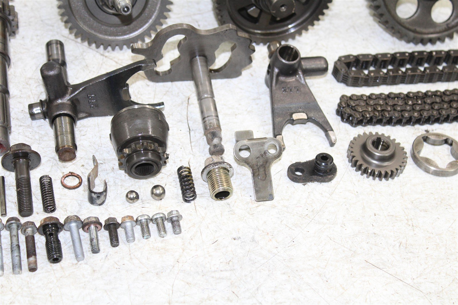 2001 Kawasaki Prairie 300 4x4 Transmission Gears Shift Shaft Forks Drum 24056