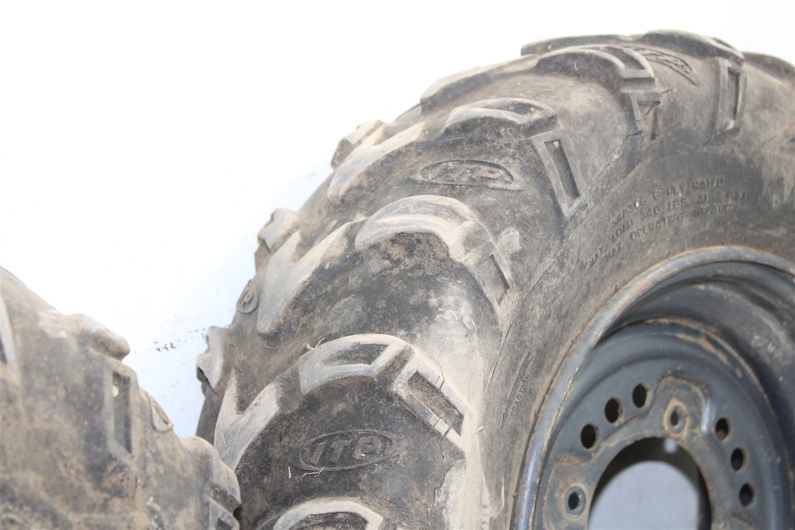 2001 Kawasaki Prairie 300 4x4 Front Wheel Set Rims 24056