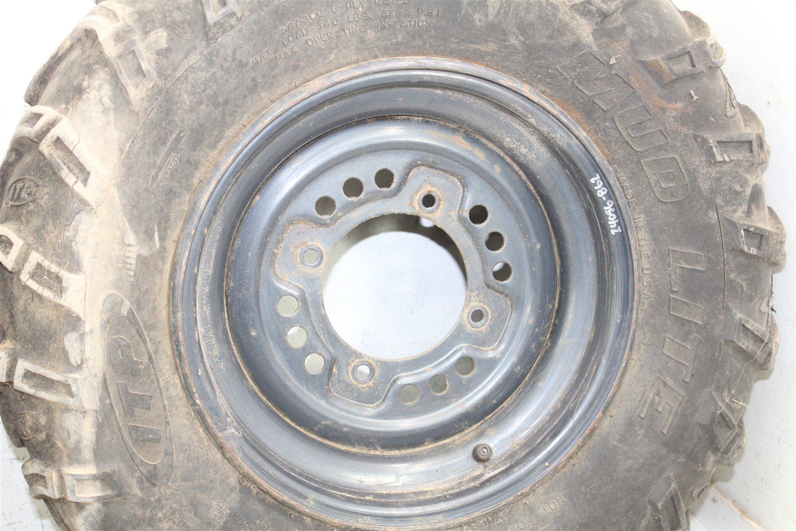 2001 Kawasaki Prairie 300 4x4 Front Wheel Set Rims 24056