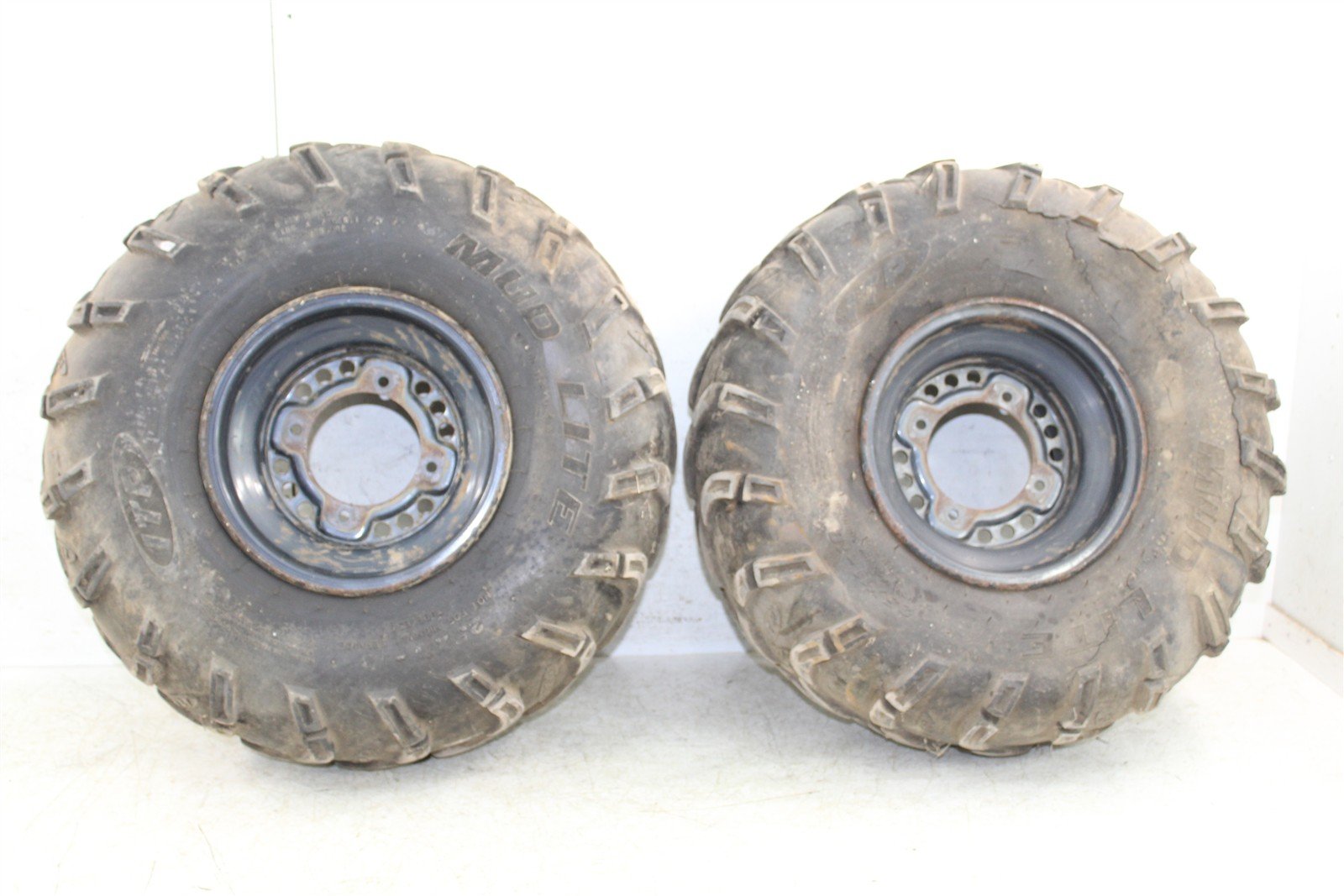 2001 Kawasaki Prairie 300 4x4 Rear Wheel Set Rims 24056