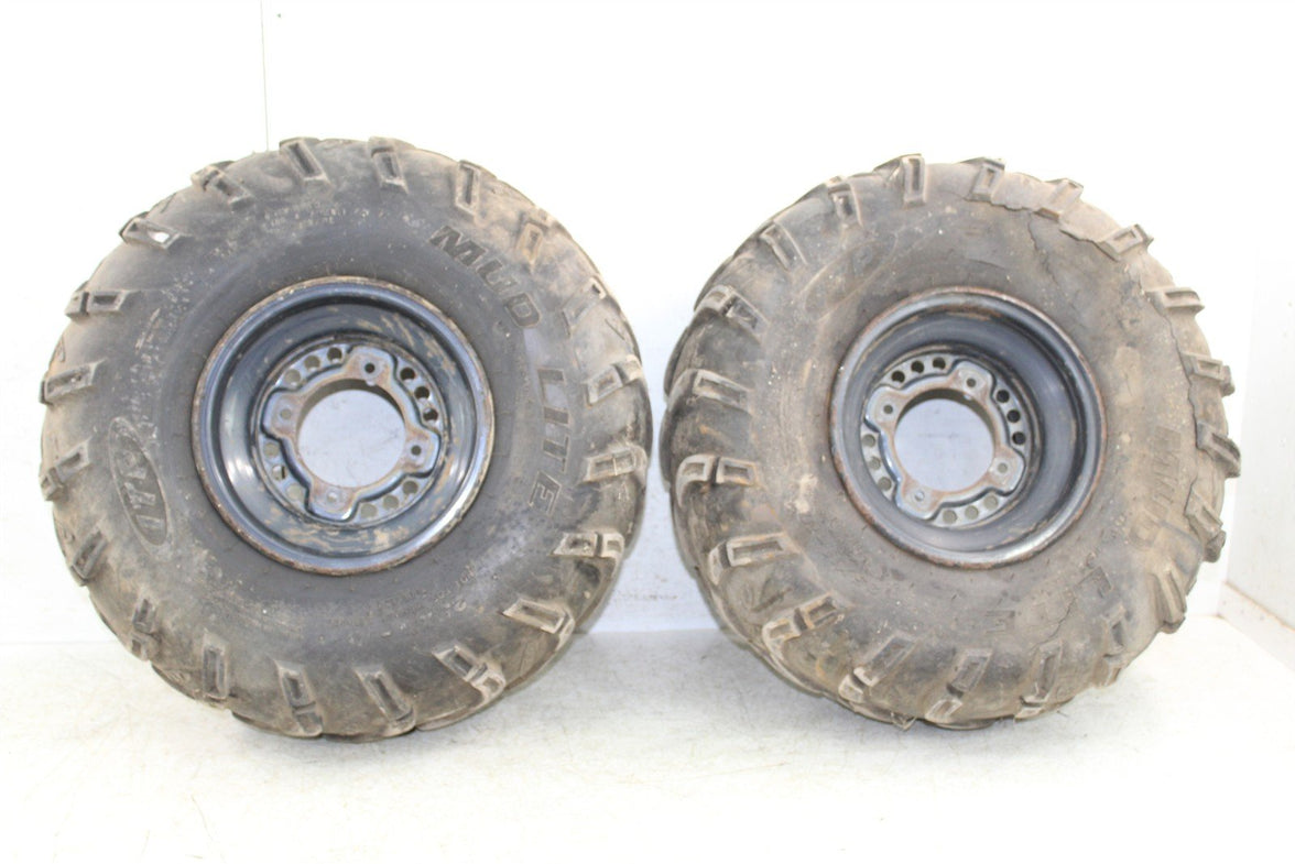 2001 Kawasaki Prairie 300 4x4 Rear Wheel Set Rims 24056