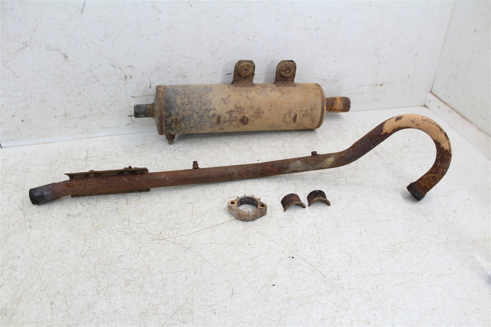 2001 Kawasaki Prairie 300 4x4 Exhaust Head Pipe Silencer Muffler 24056