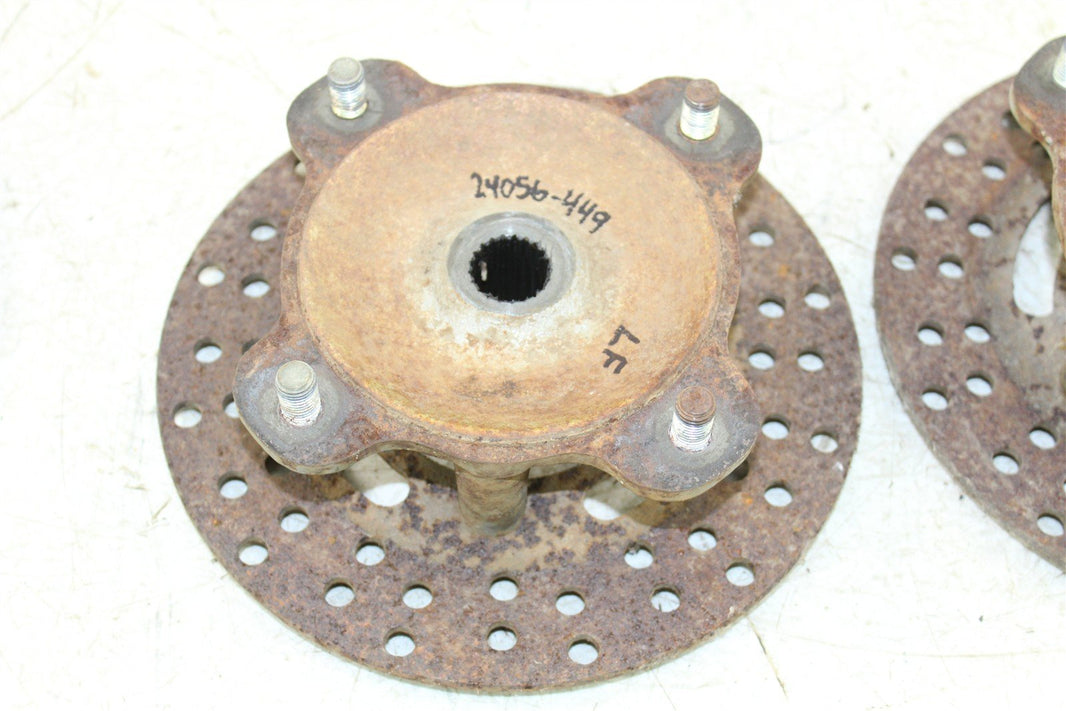 2001 Kawasaki Prairie 300 4x4 Front Hubs Brake Rotors 24056
