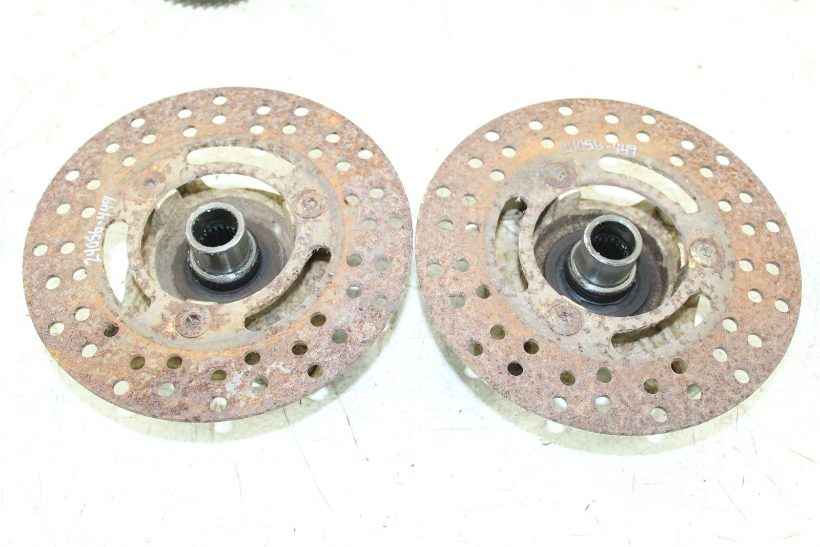 2001 Kawasaki Prairie 300 4x4 Front Hubs Brake Rotors 24056