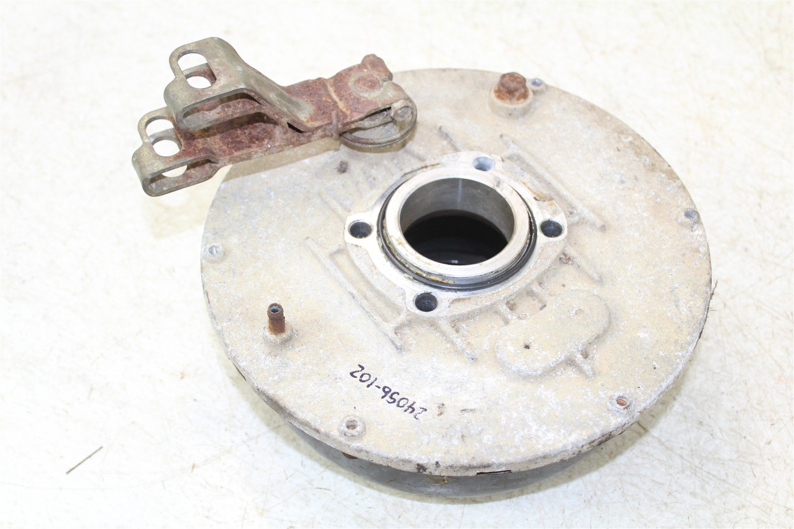 2001 Kawasaki Prairie 300 4x4 Rear Brake Drum Backing Plate Panel w/ Cover 24056