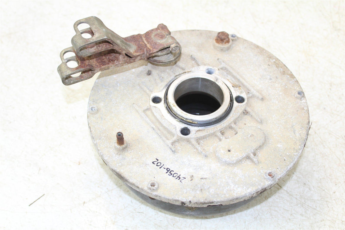 2001 Kawasaki Prairie 300 4x4 Rear Brake Drum Backing Plate Panel w/ Cover 24056