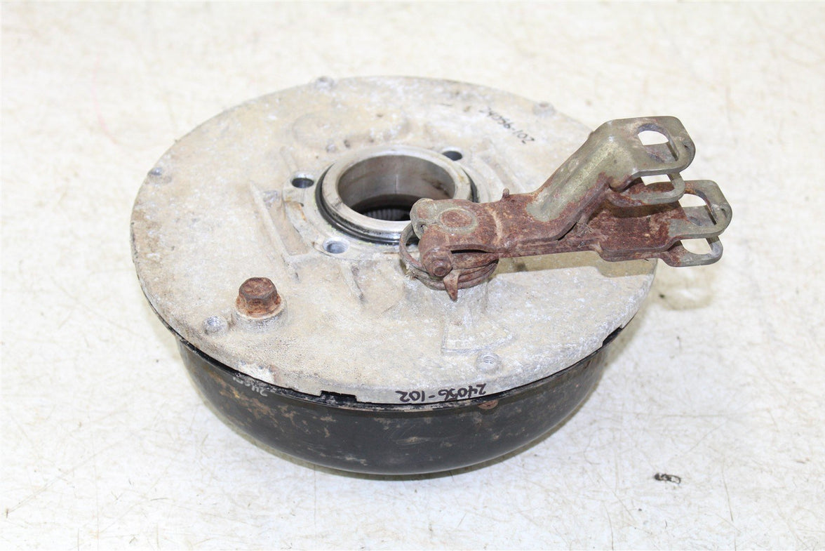 2001 Kawasaki Prairie 300 4x4 Rear Brake Drum Backing Plate Panel w/ Cover 24056