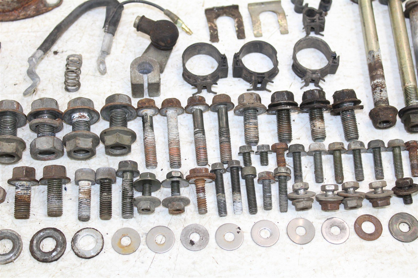 2000 Yamaha Big Bear 400 4x4 Chassis Bolt Kit Hardware Boot Clamp Wire 50112