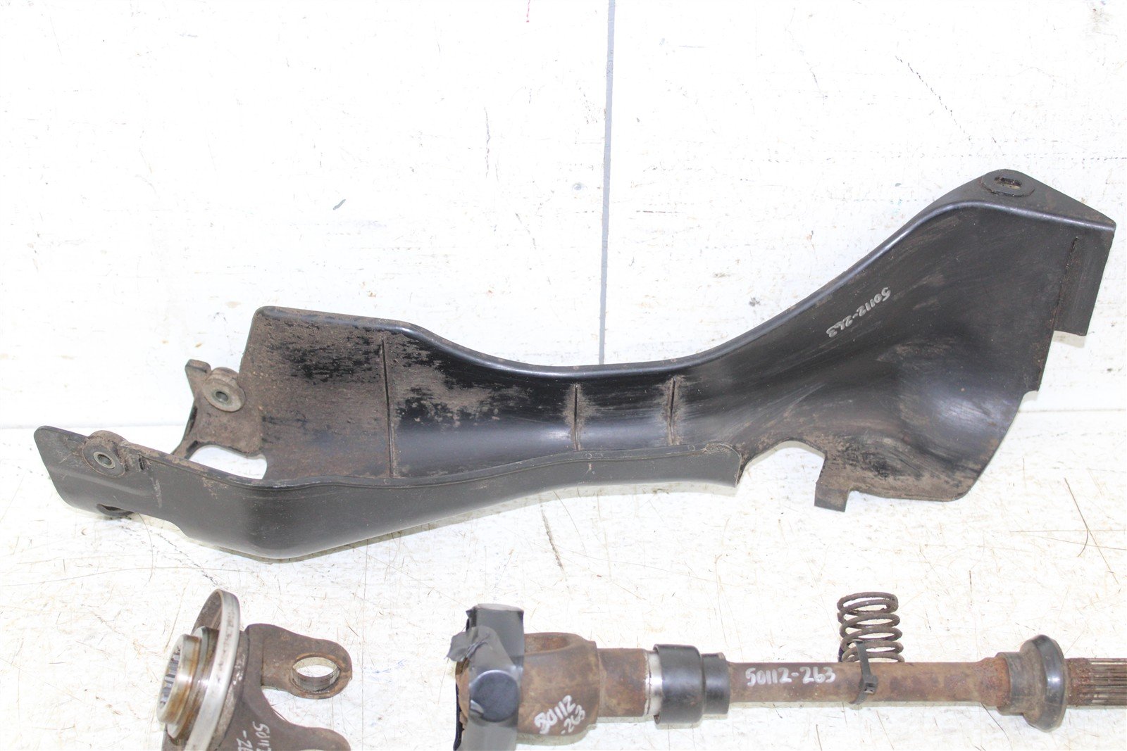 2000 Yamaha Big Bear 400 4x4 Front Drive Shaft w/ Cover Guard 50112