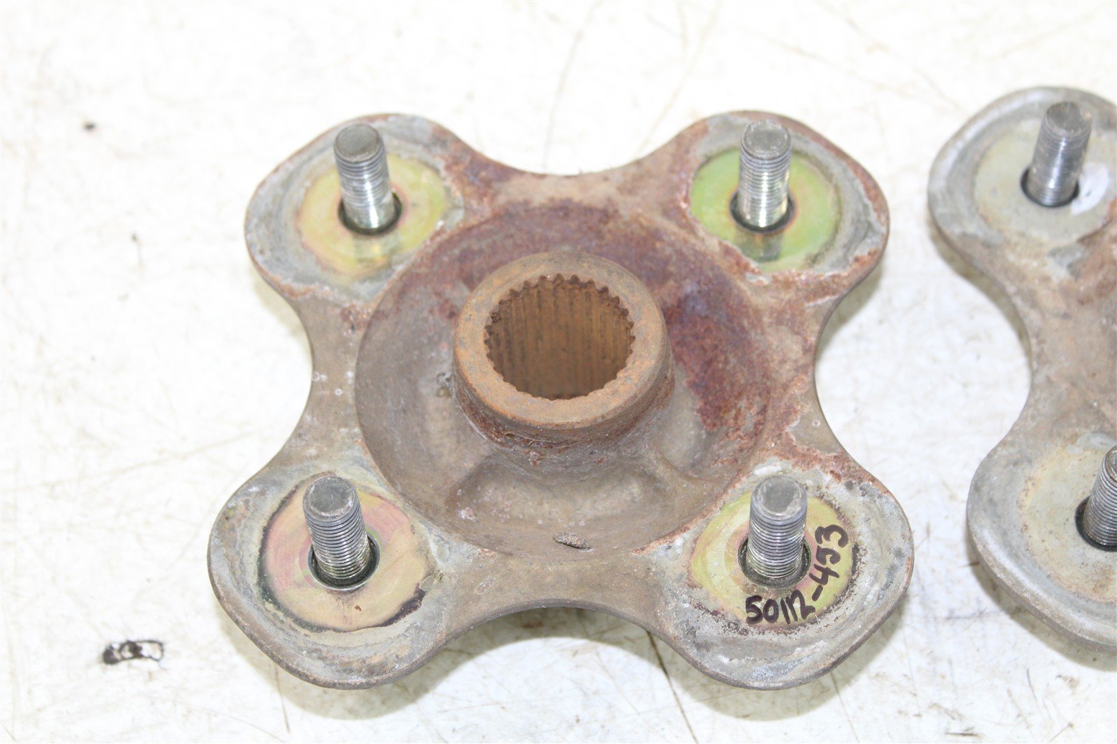 2000 Yamaha Big Bear 400 4x4 Rear Hubs Wheel Mounts 50112