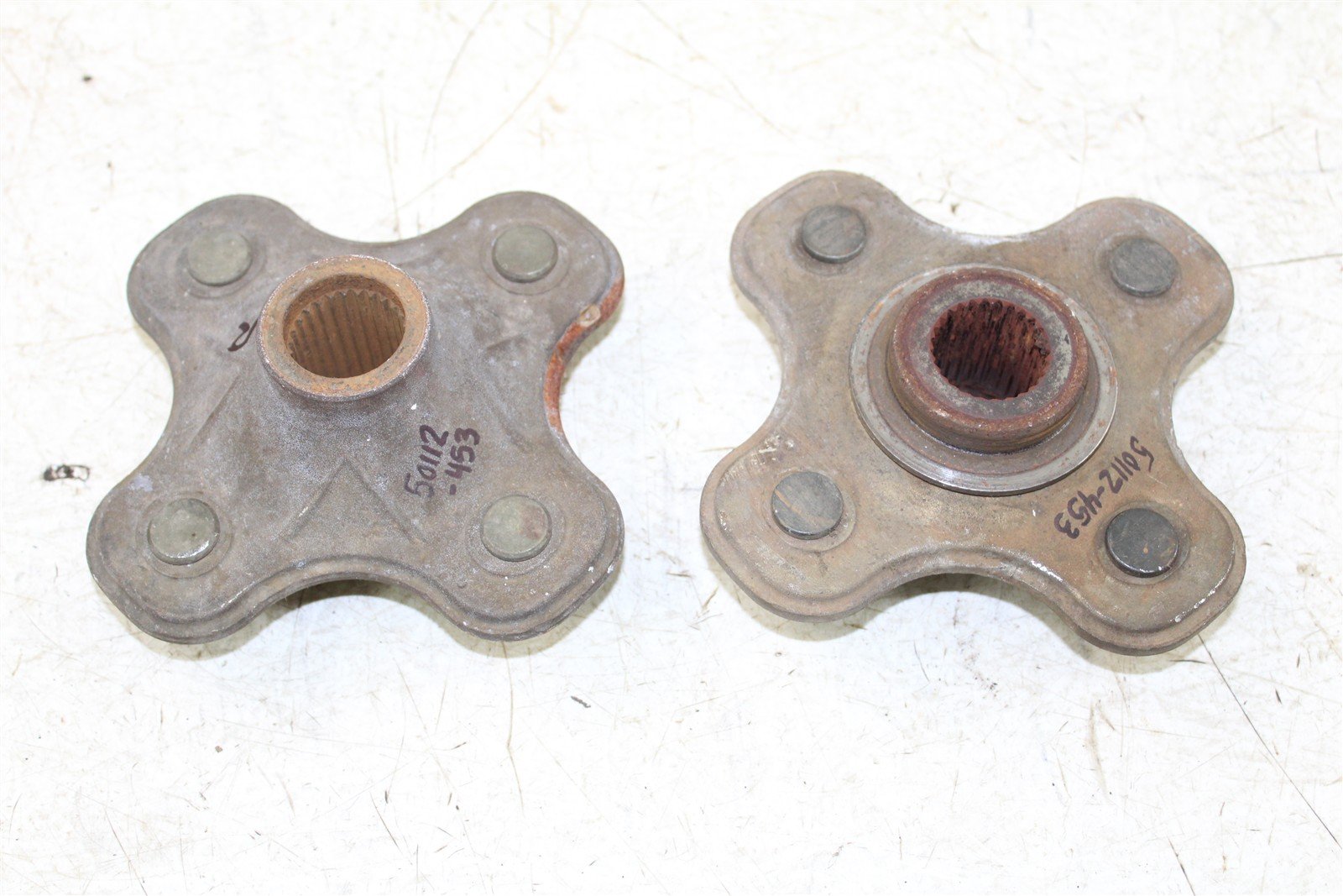 2000 Yamaha Big Bear 400 4x4 Rear Hubs Wheel Mounts 50112