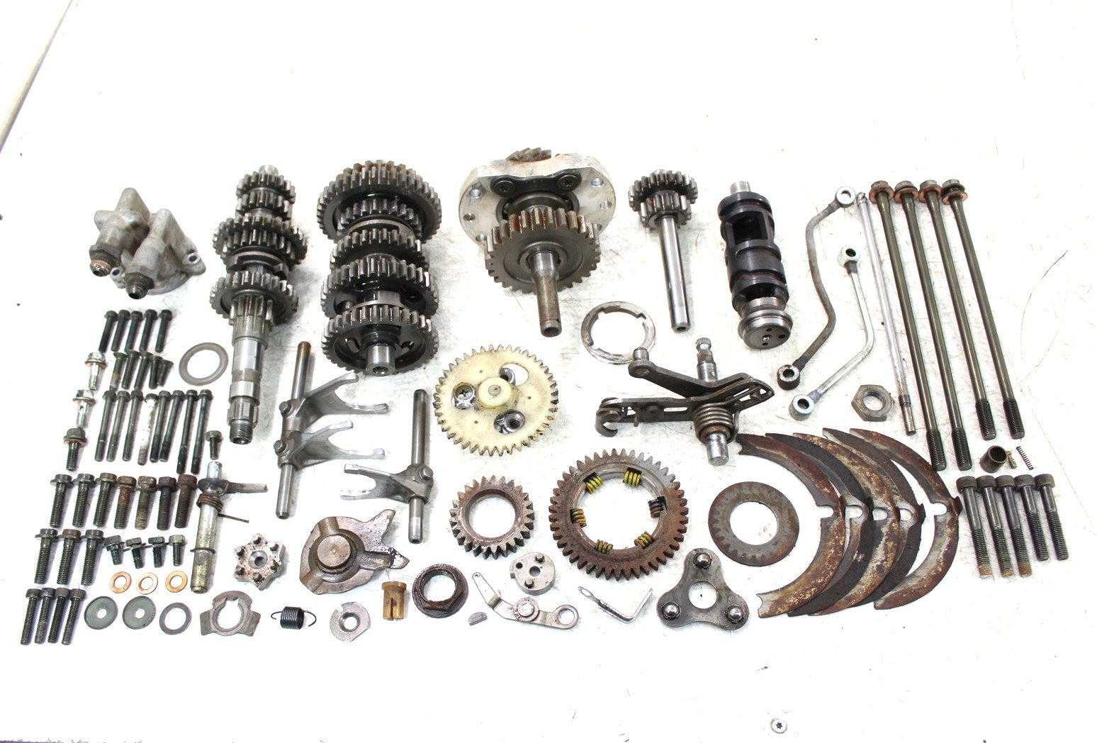 2000 Yamaha Big Bear 400 4x4 Transmission Gears Shift Shaft Forks Drum 50112