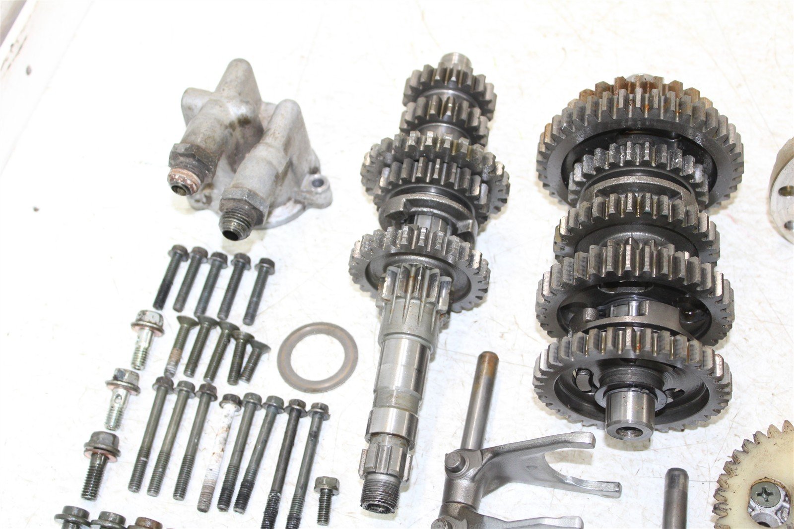 2000 Yamaha Big Bear 400 4x4 Transmission Gears Shift Shaft Forks Drum 50112