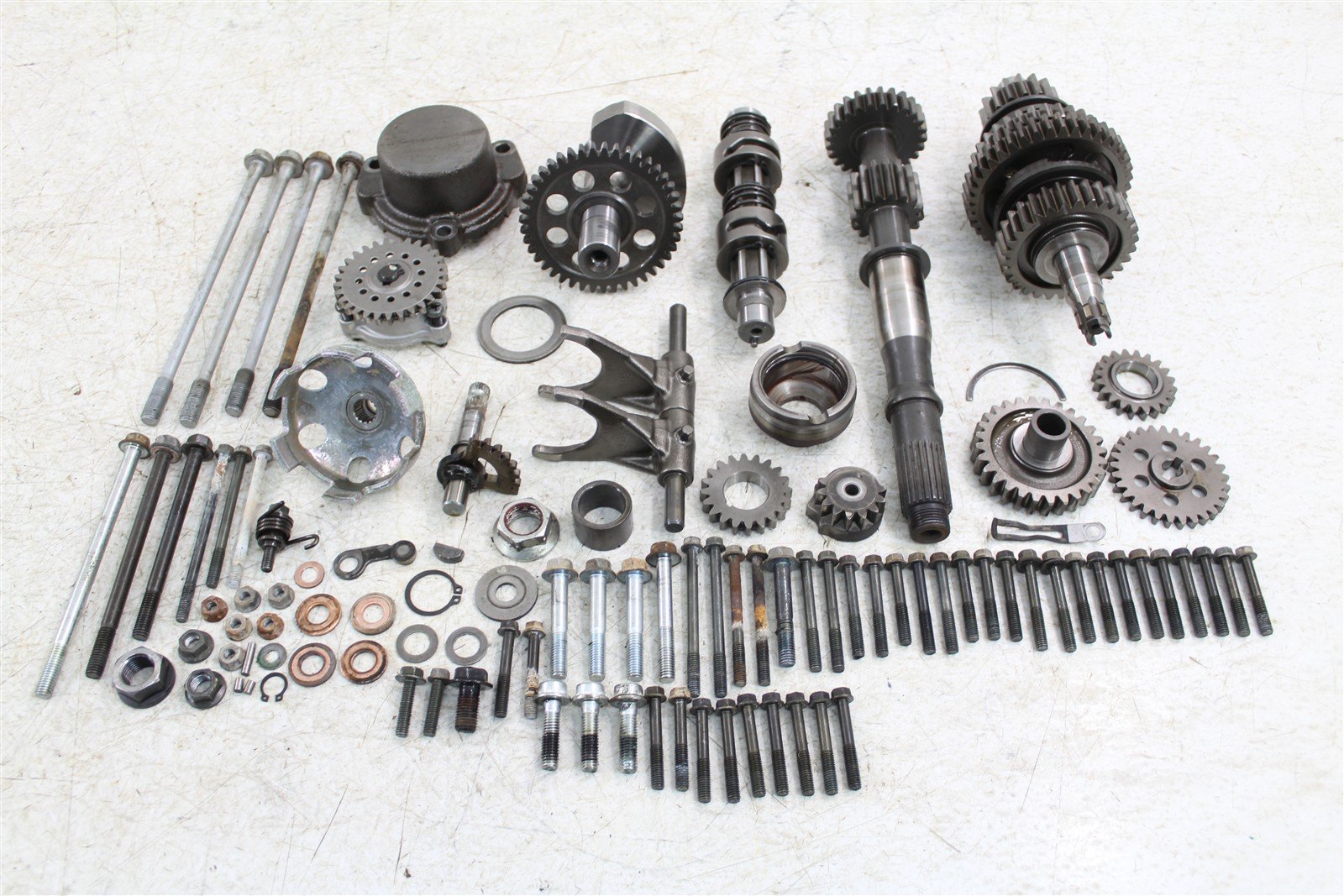 2007 Suzuki Vinson 500 4x4 Transmission Gears Shift Shaft Forks Drum 43055