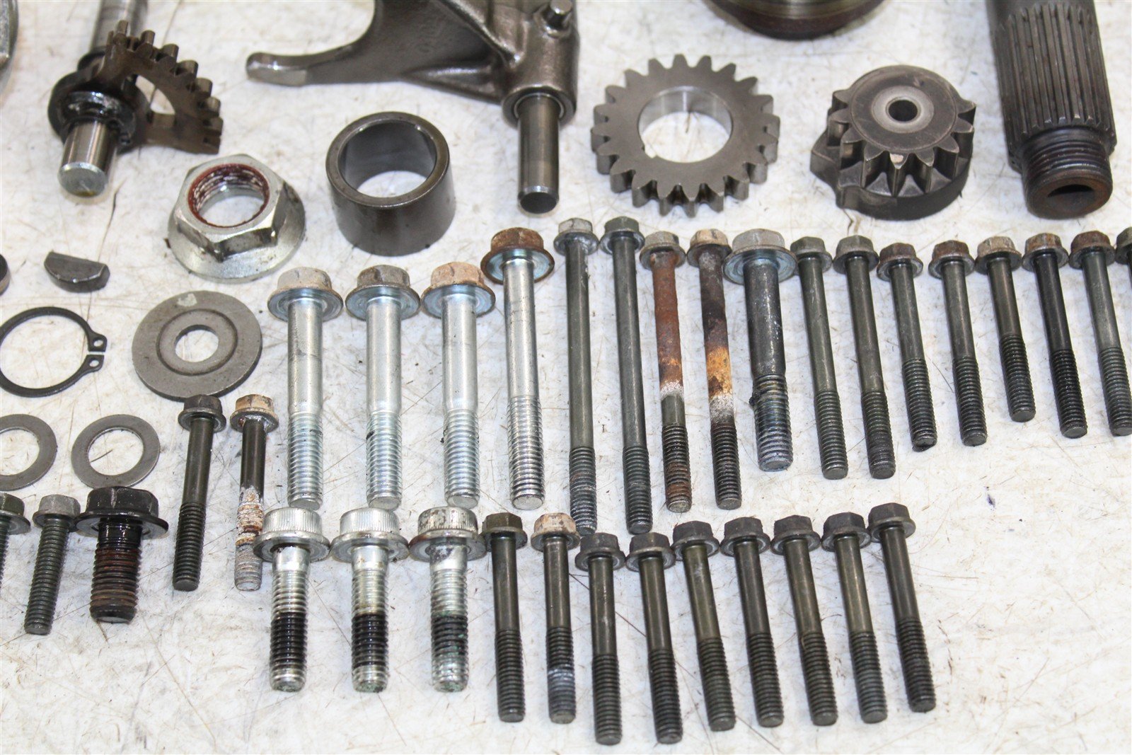 2007 Suzuki Vinson 500 4x4 Transmission Gears Shift Shaft Forks Drum 43055