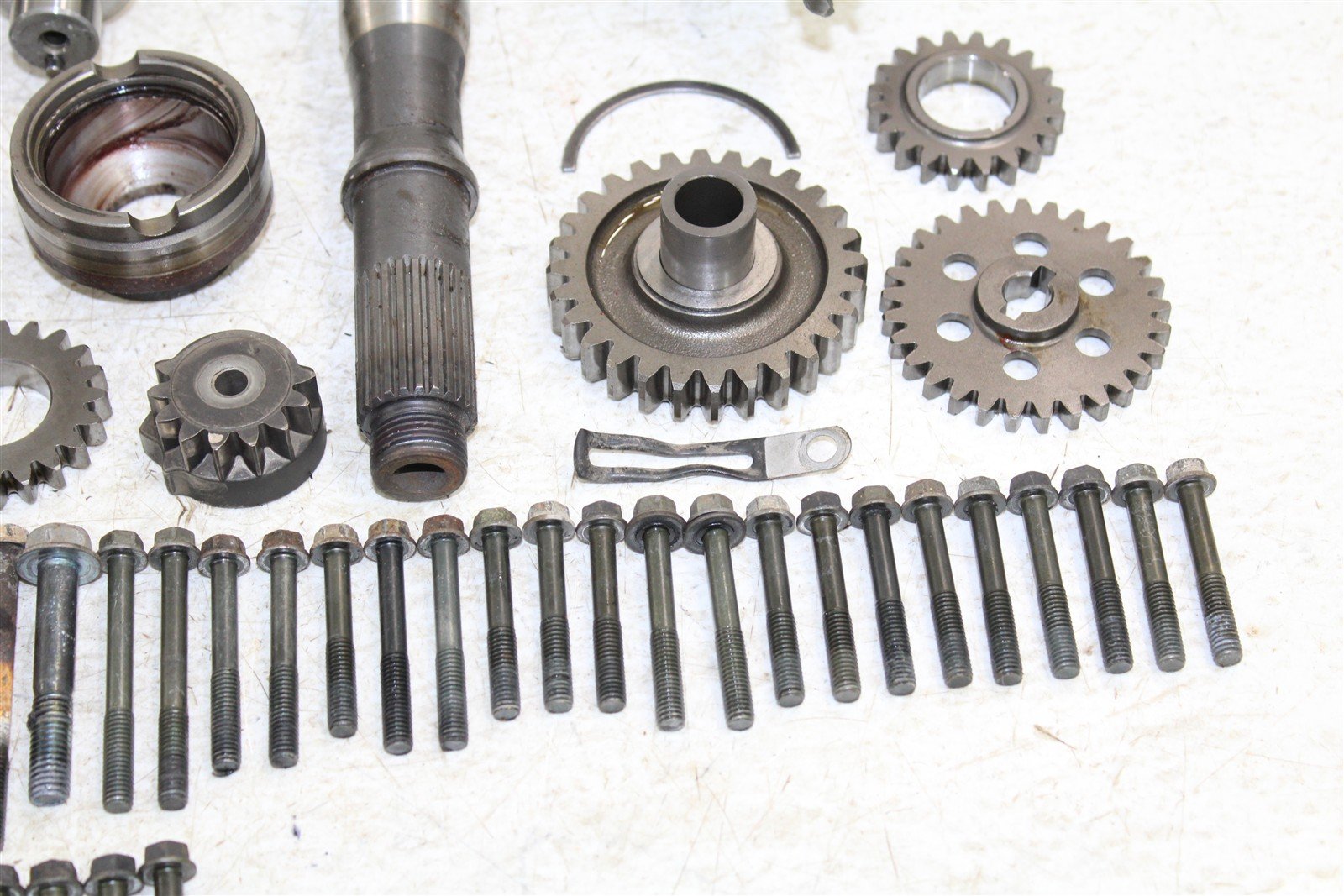 2007 Suzuki Vinson 500 4x4 Transmission Gears Shift Shaft Forks Drum 43055