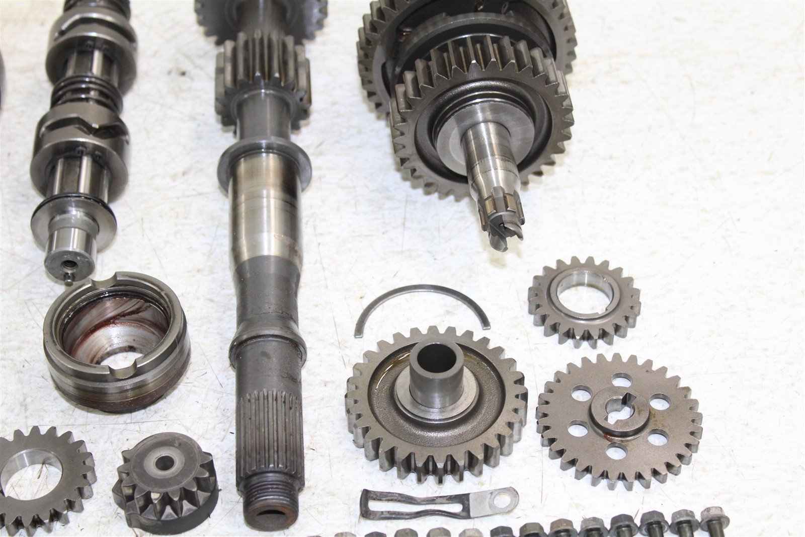 2007 Suzuki Vinson 500 4x4 Transmission Gears Shift Shaft Forks Drum 43055