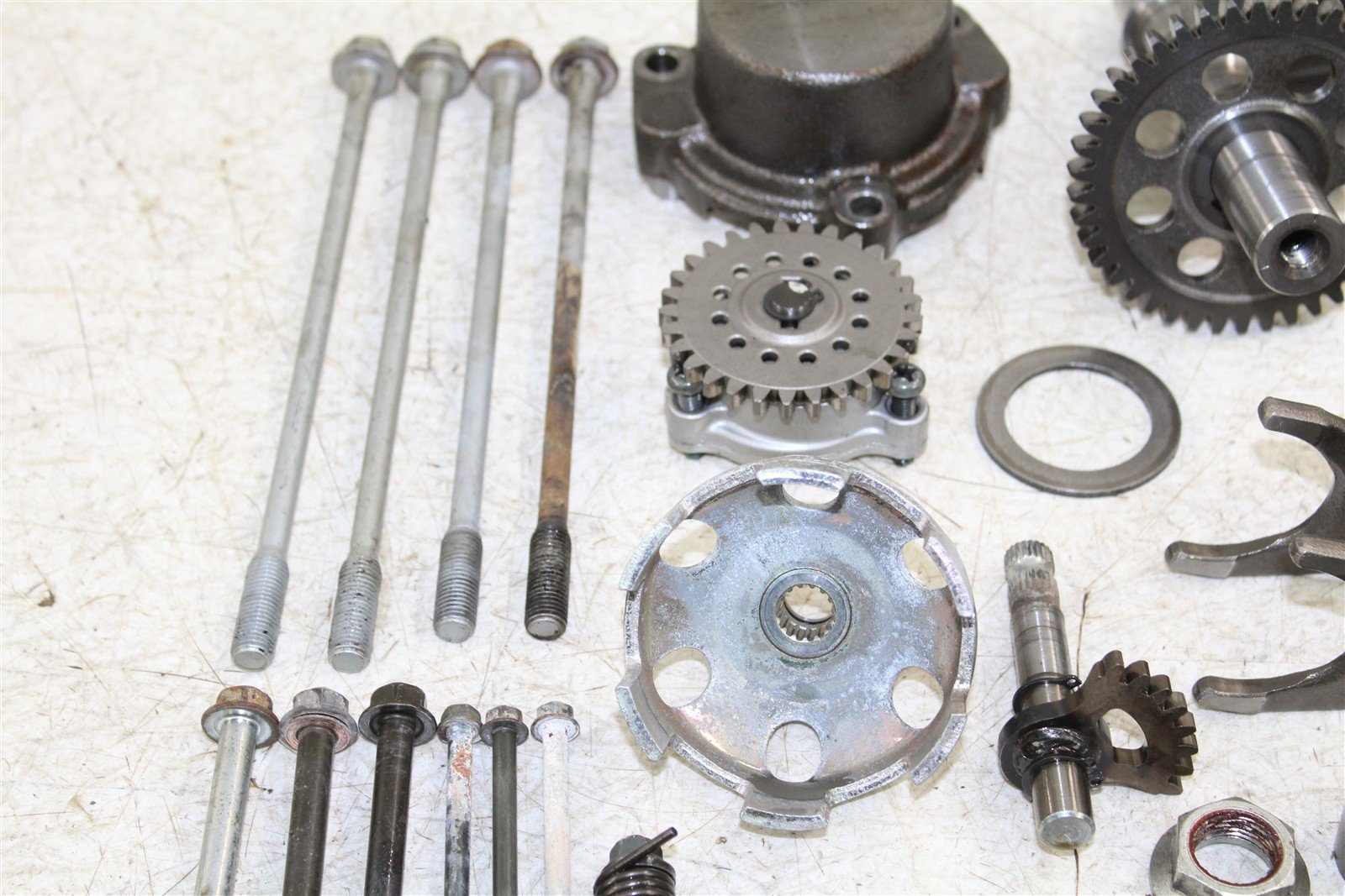 2007 Suzuki Vinson 500 4x4 Transmission Gears Shift Shaft Forks Drum 43055