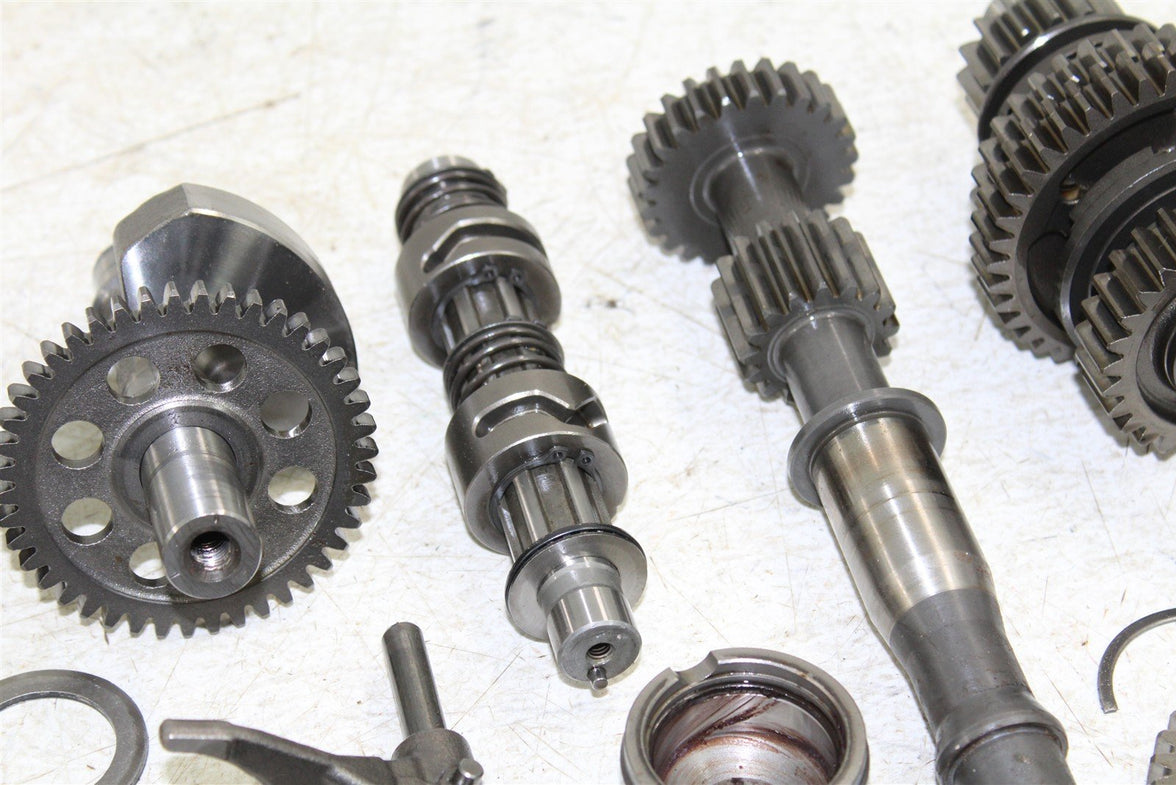 2007 Suzuki Vinson 500 4x4 Transmission Gears Shift Shaft Forks Drum 43055