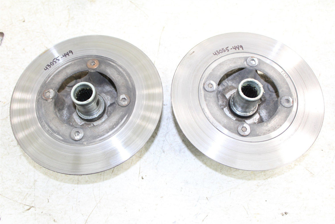 2007 Suzuki Vinson 500 4x4 Front Hubs Brake Rotors 43055