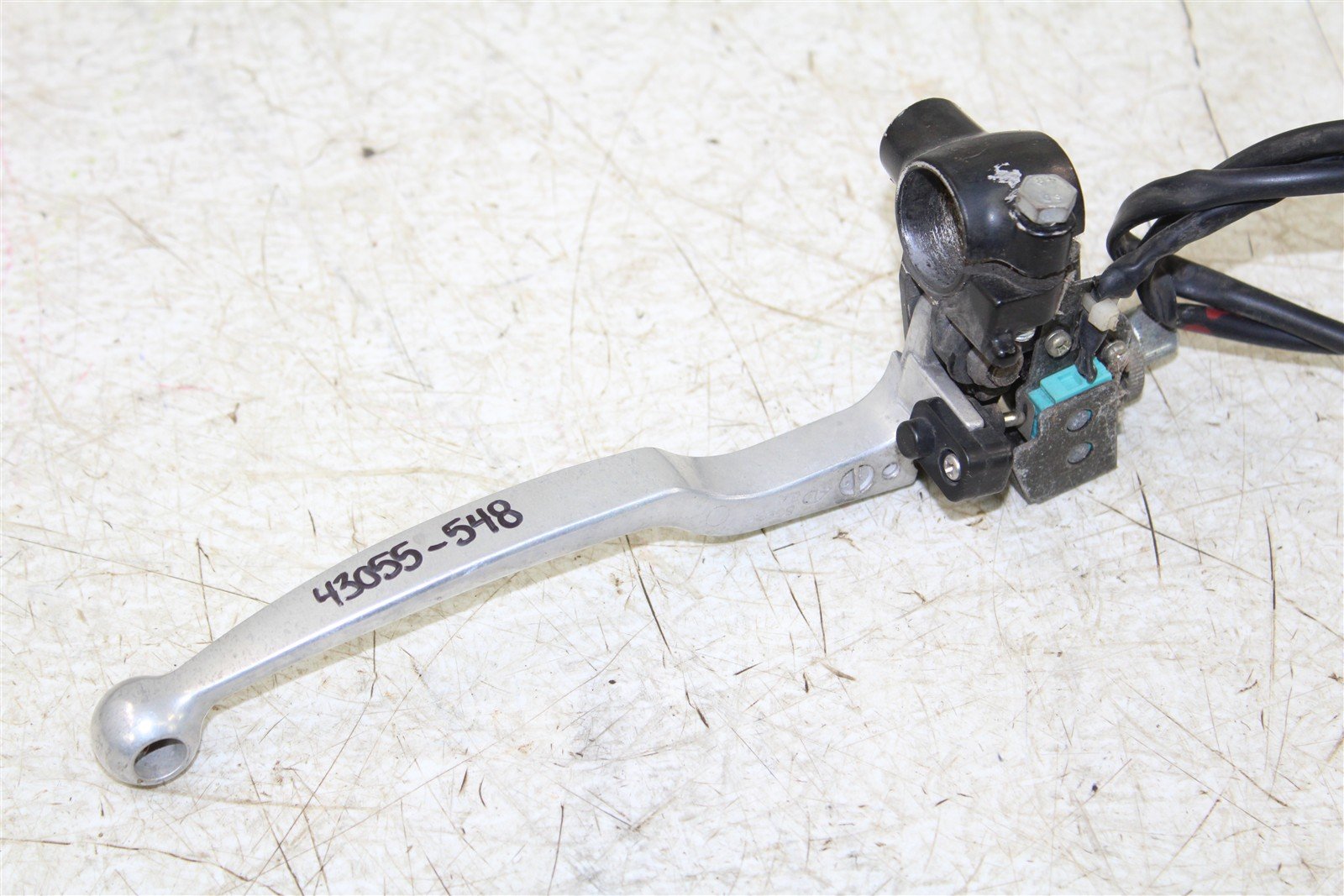 2007 Suzuki Vinson 500 4x4 Left Front Brake Lever w/ Perch Mount 43055