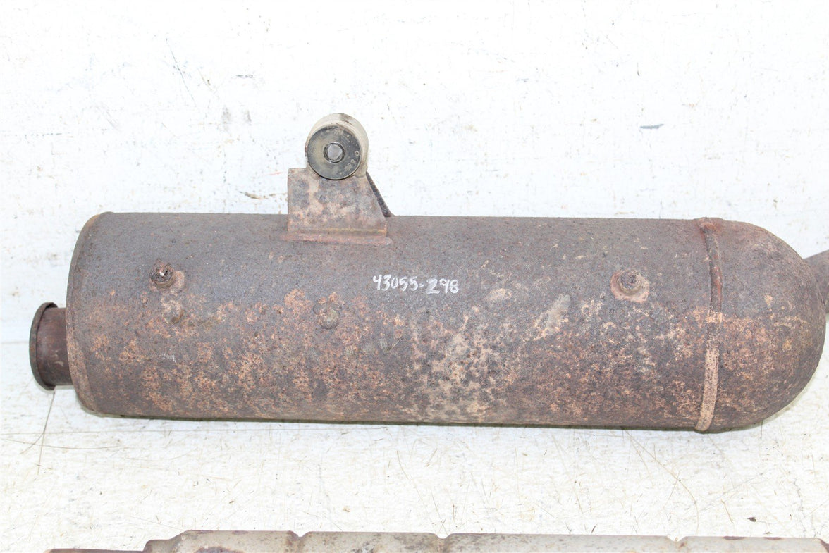 2007 Suzuki Vinson 500 4x4 Exhaust Head Pipe Silencer Muffler 43055