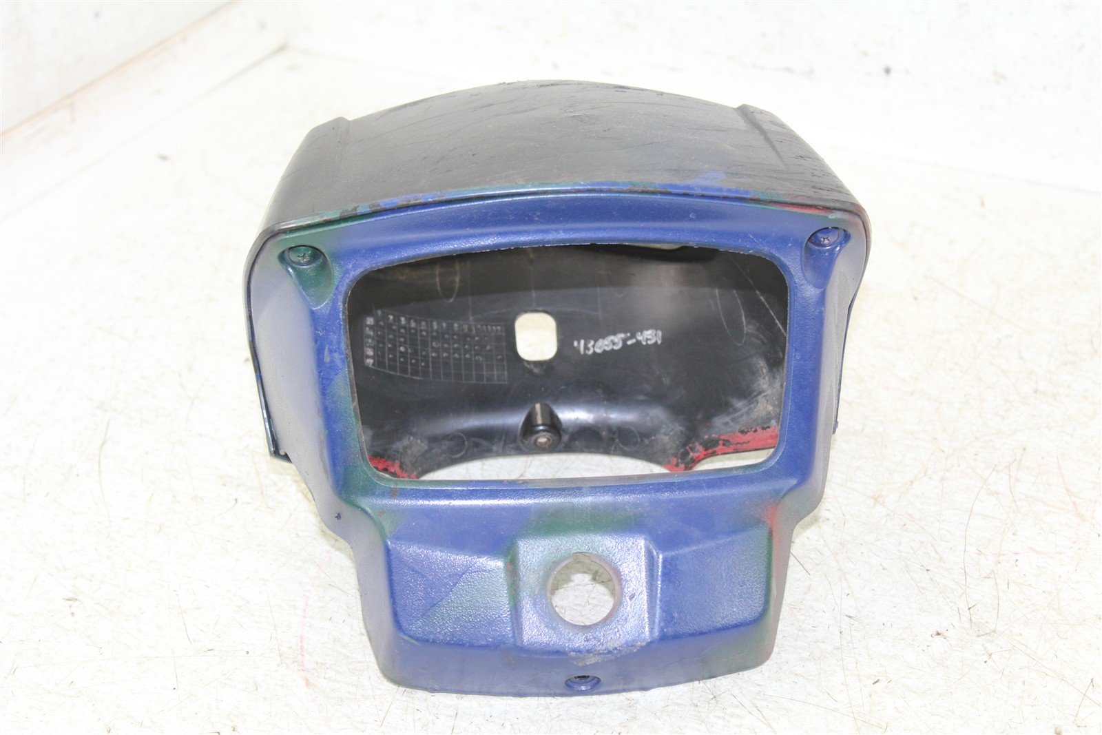 2007 Suzuki Vinson 500 4x4 Upper Headlight Housing Speedometer Mount Cover 43055