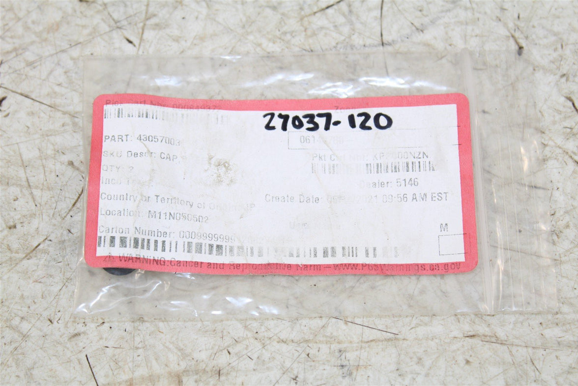 NOS Kawasaki KLR 650 Brake Caliper Bleeder Cap 43057-003 NEW 27037