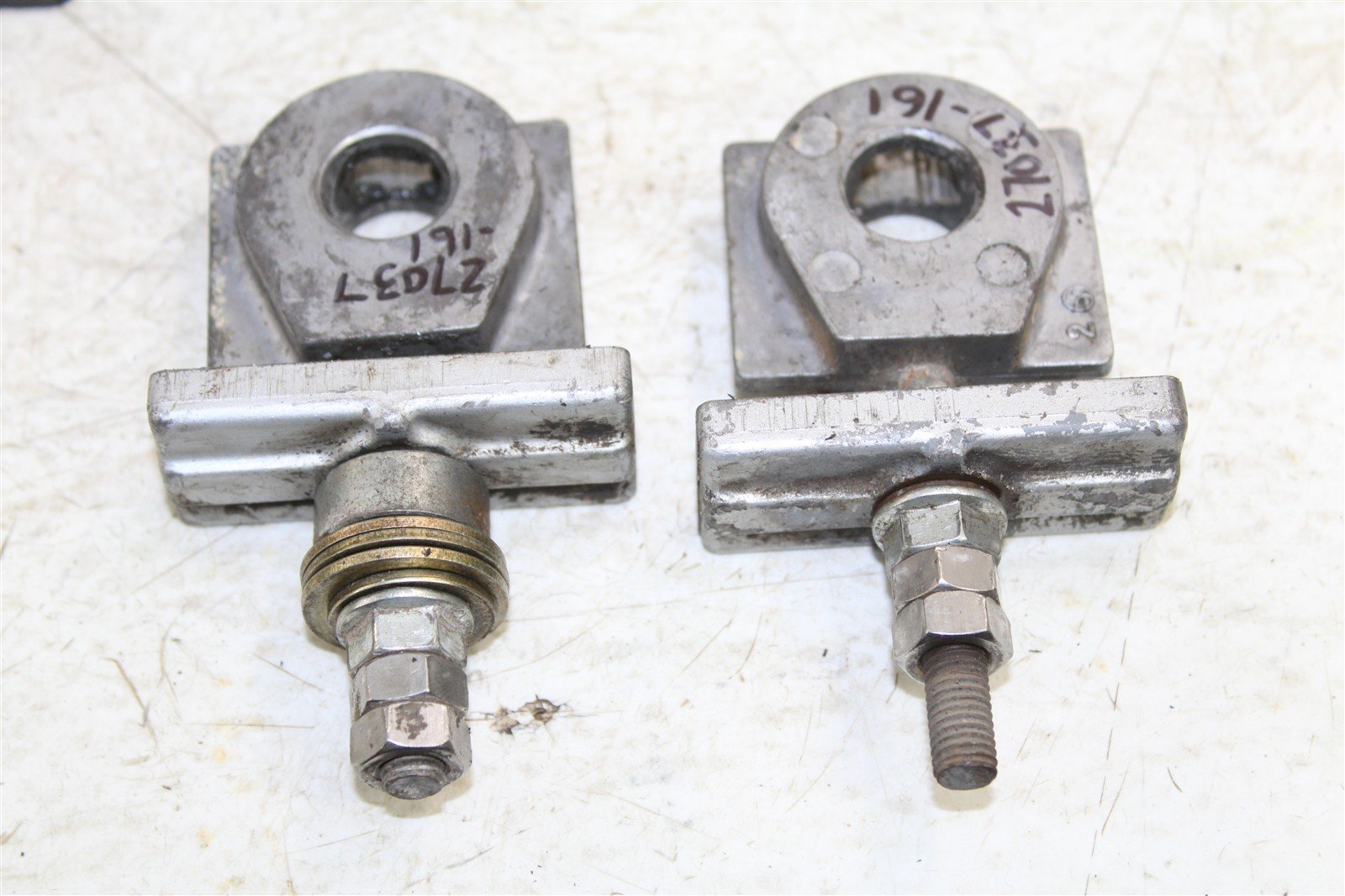 1995 Kawasaki KLR 650 Chain Adjuster Blocks 27037