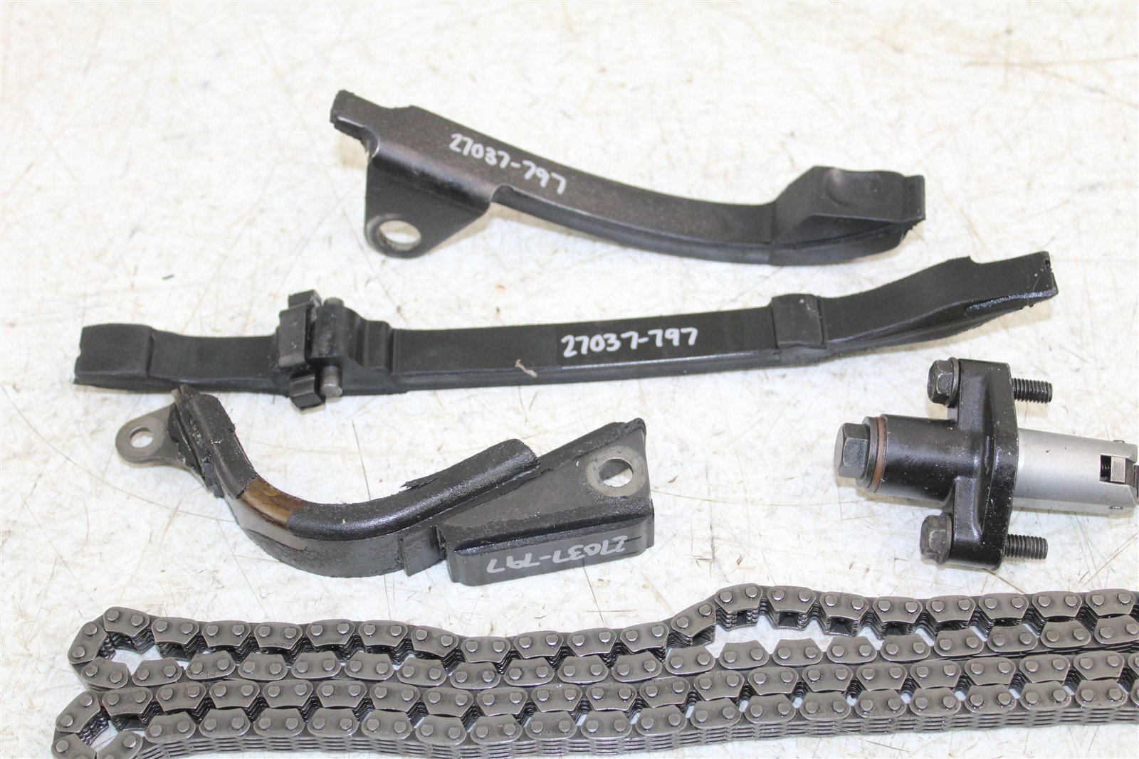 1995 Kawasaki KLR 650 Timing Chain Guides Slides w/ Camshaft Tensioner 27037