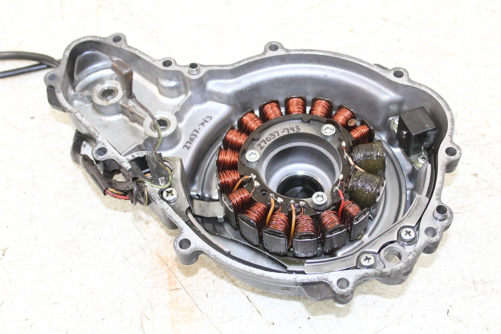 1995 Kawasaki KLR 650 Stator Magneto Coil w/ Cover 27037