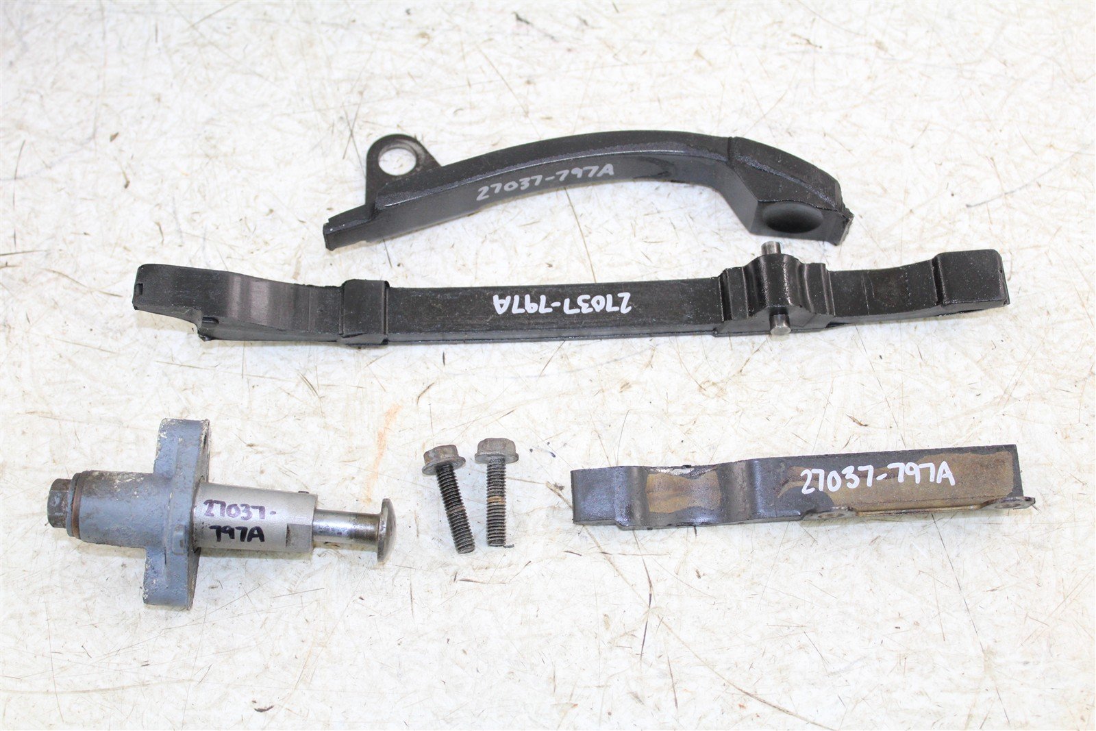 1995 Kawasaki KLR 650 Timing Chain Guides Slides w/ Camshaft Tensioner 27037