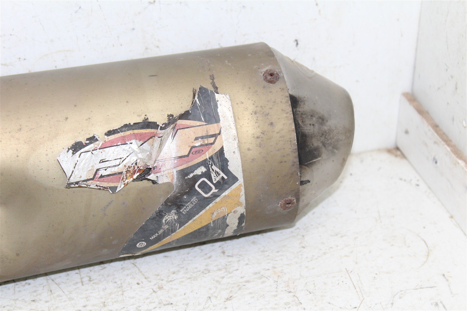 1995 Kawasaki KLR 650 FMF Q4 Exhaust Silencer Muffler 27037