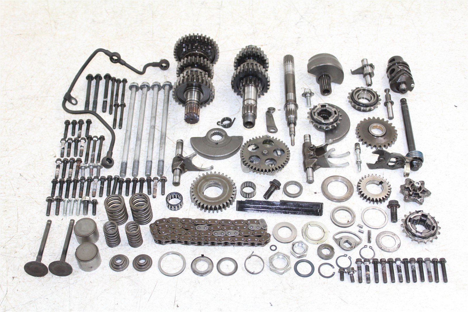 1995 Kawasaki KLR 650 Transmission Gears Shaft Shift Drum 27037