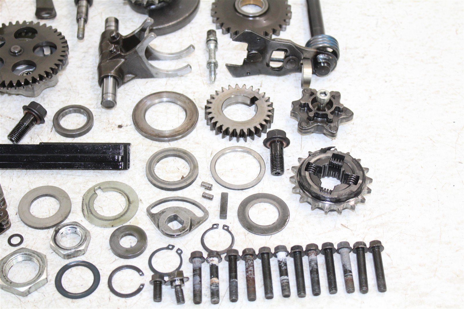 1995 Kawasaki KLR 650 Transmission Gears Shaft Shift Drum 27037