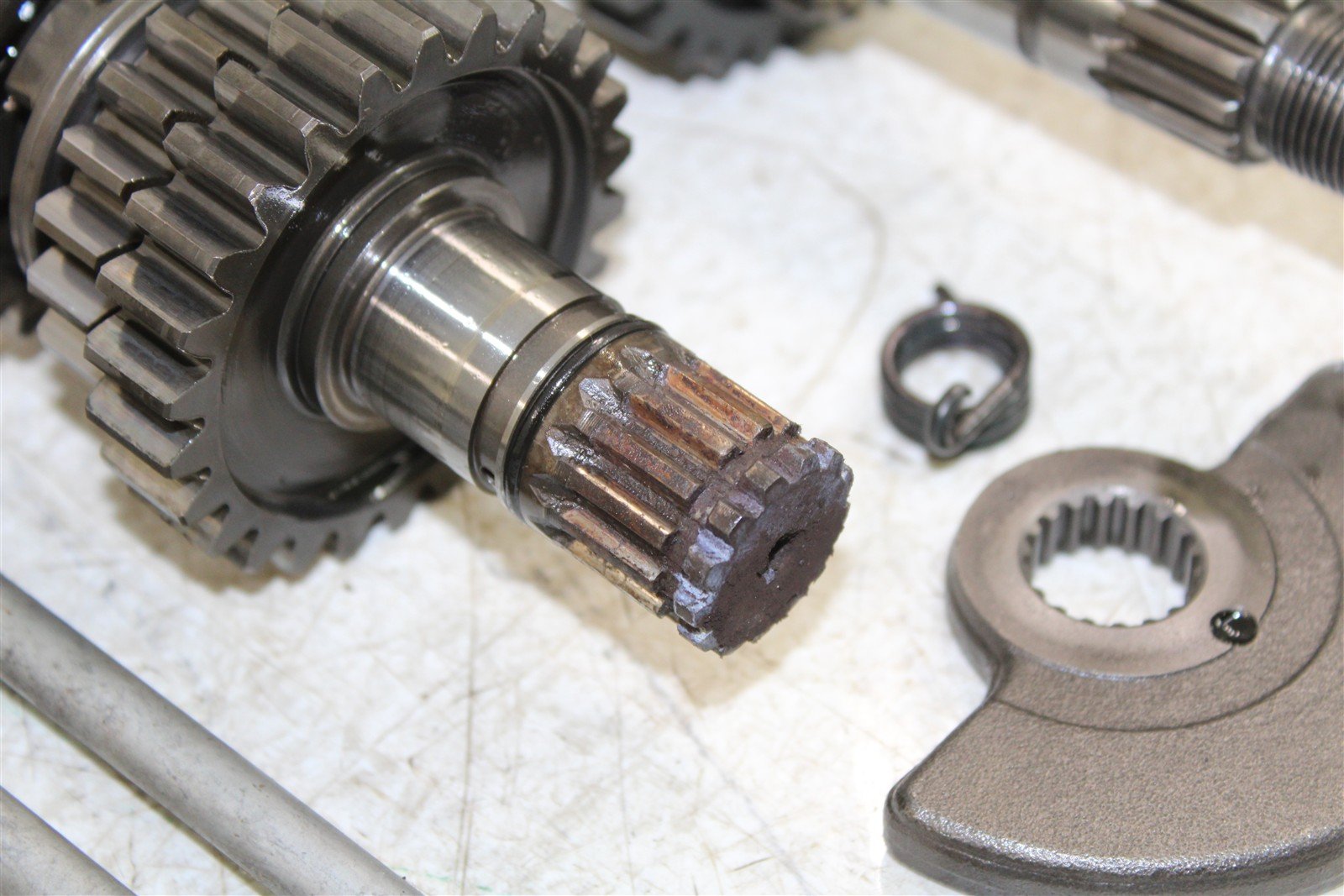 1995 Kawasaki KLR 650 Transmission Gears Shaft Shift Drum 27037