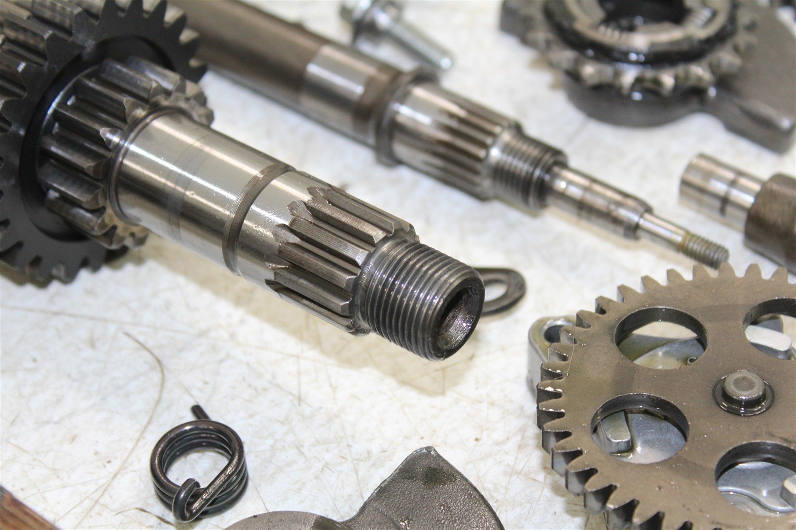 1995 Kawasaki KLR 650 Transmission Gears Shaft Shift Drum 27037