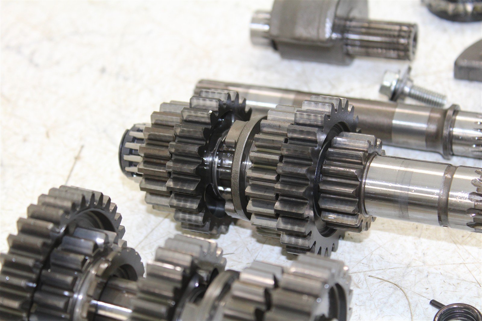 1995 Kawasaki KLR 650 Transmission Gears Shaft Shift Drum 27037
