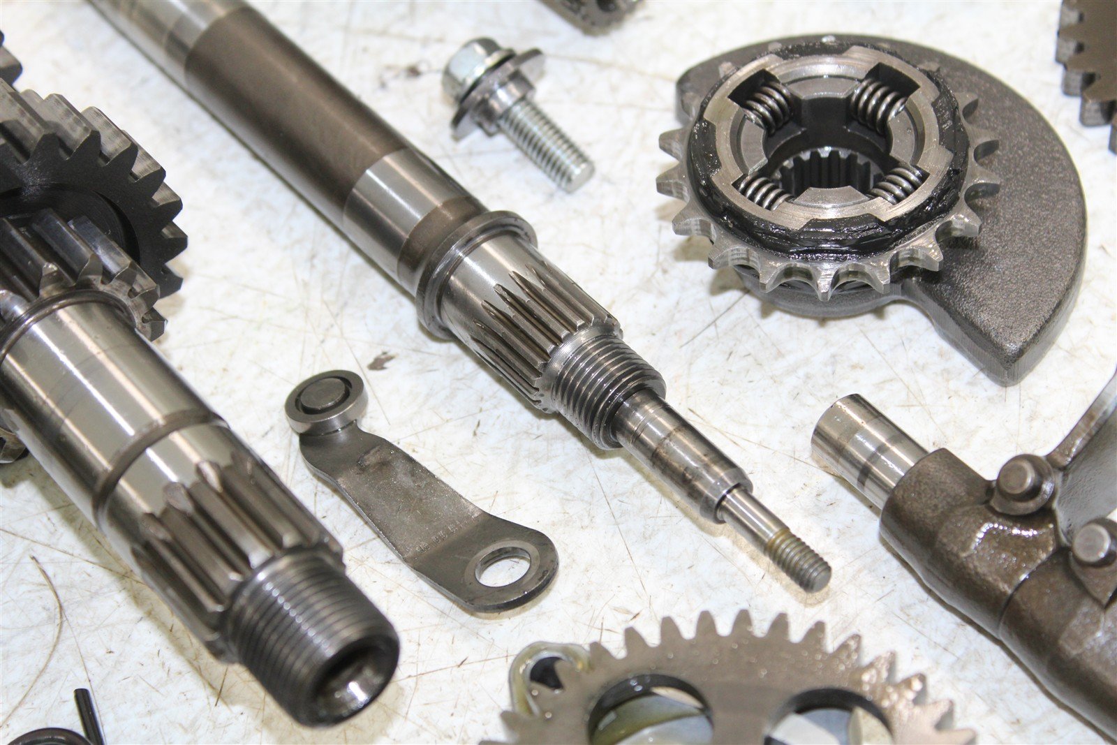 1995 Kawasaki KLR 650 Transmission Gears Shaft Shift Drum 27037