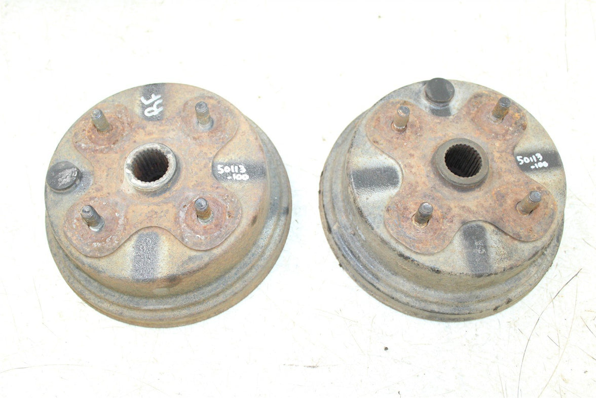 1993 Yamaha Kodiak 400 4x4 Front Brake Drums Hubs Left Right 50113