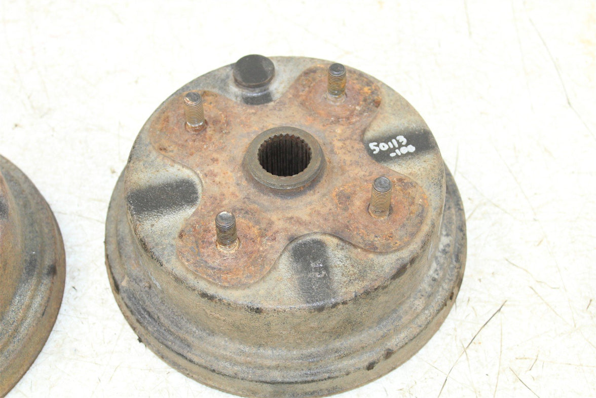 1993 Yamaha Kodiak 400 4x4 Front Brake Drums Hubs Left Right 50113