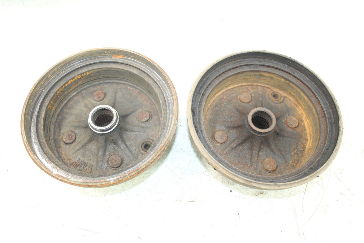 1993 Yamaha Kodiak 400 4x4 Front Brake Drums Hubs Left Right 50113