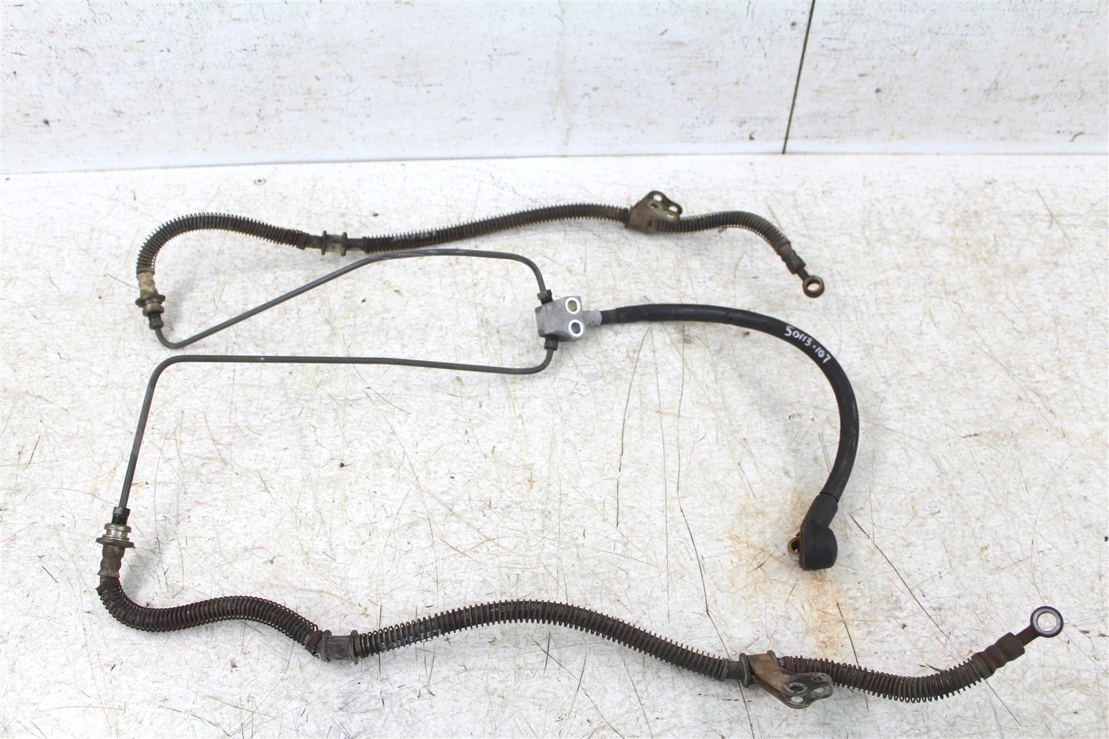 1993 Yamaha Kodiak 400 4x4 Front Brake Hose Line 50113