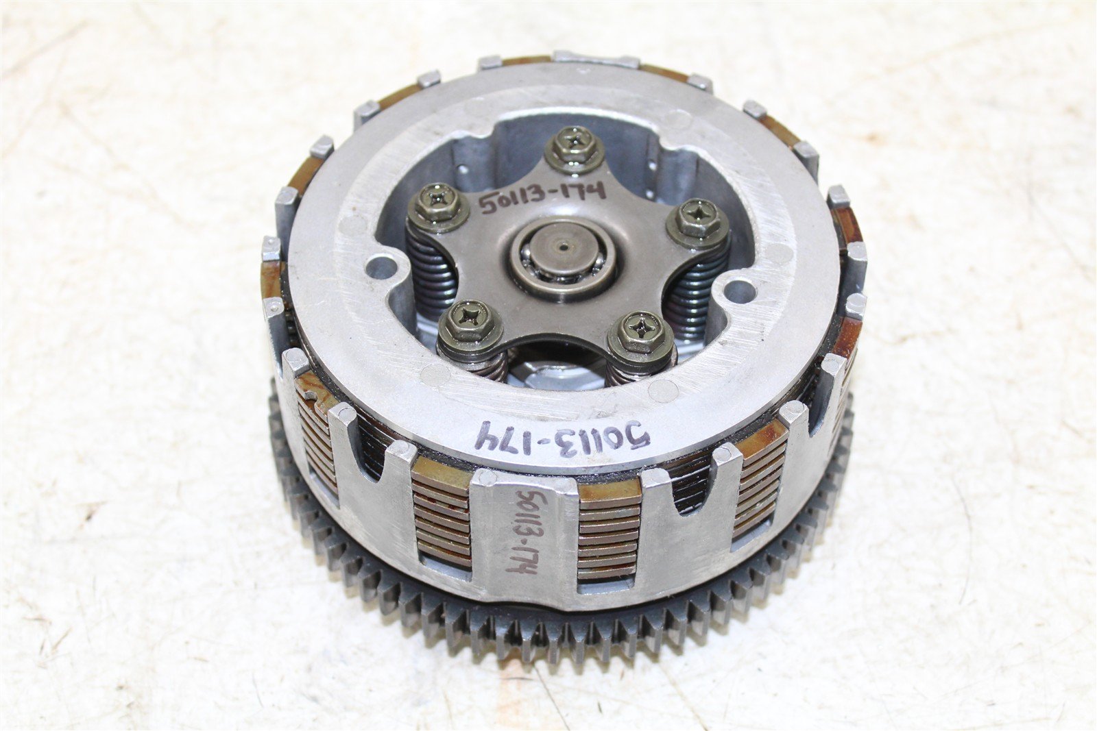 1993 Yamaha Kodiak 400 4x4 Clutch Basket Inner Hub Pressure Plate 50113