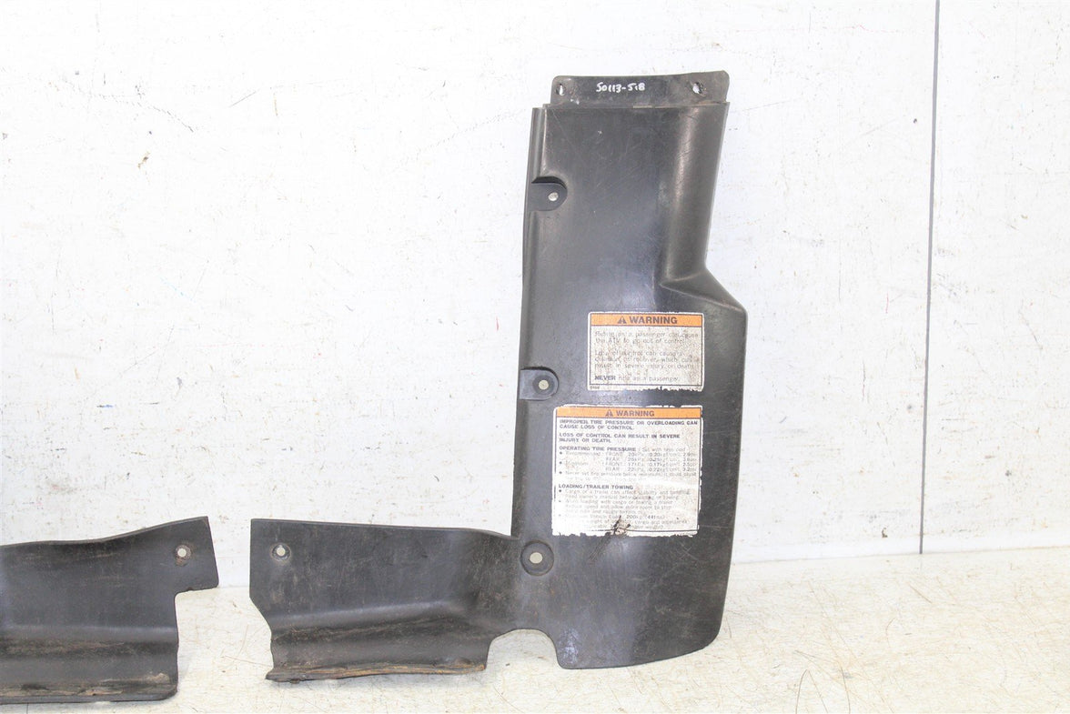 1993 Yamaha Kodiak 400 4x4 Rear Mud Flaps Kick Plates Shield 50113